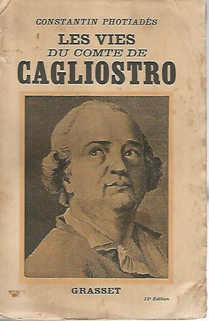 Les vies du comte de Cagliostro - Constantin Photiades - copertina