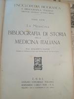 La Medicina. Bibliografia di Storia della Medicina Italiana