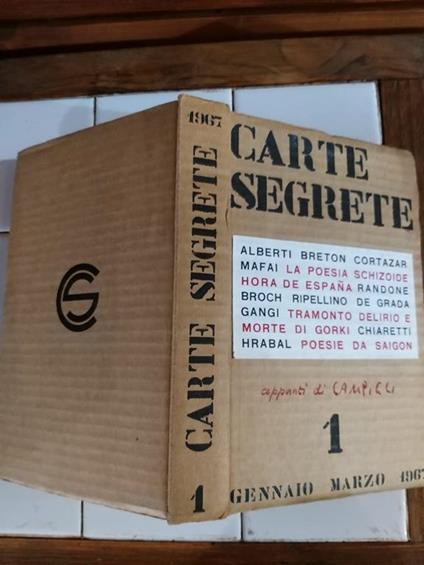 Carte segrete - copertina