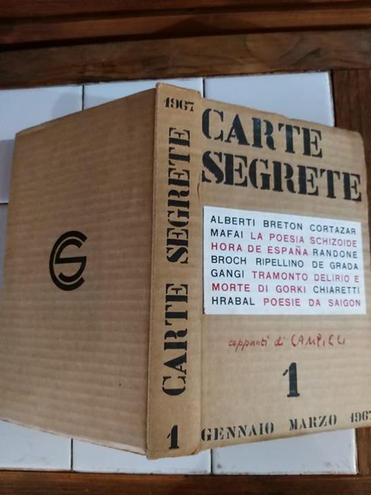 Carte segrete - copertina