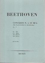Beethoven concerto n.5 in mi b per pianoforte e orchestra