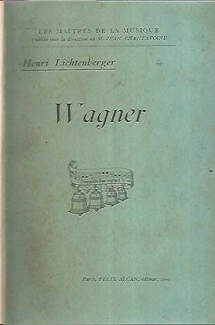 Wagner - Henri Lichtenberger - copertina