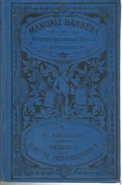 Principii di diritto internazionale pubblico e privato - Giacomo Grasso - copertina