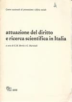 Attuazione del diritto e ricerca scientifica in Italia
