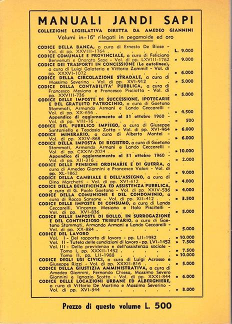 Codice delle imposte di successione ipotecarie e del gratuito patrocinio - Gaetano Stammati - 2