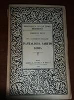 Tre economisti italiani. Pantaleoni - Pareto - Loria