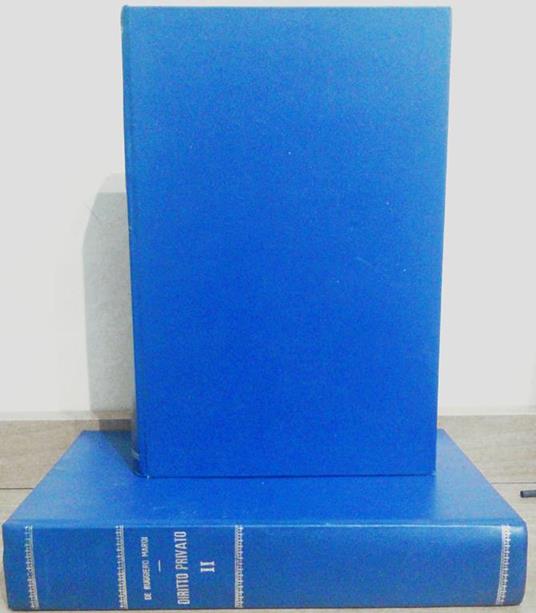 Diritto privato 2 volumi - De Ruggiero Maroi - copertina