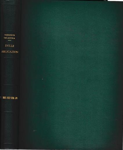 Libro quarto delle obbligazioni art. 1861-1932 - copertina