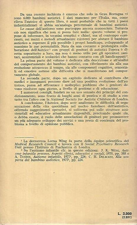 I bambini autistici. Una guida per i genitori - Lorna Wing - 2