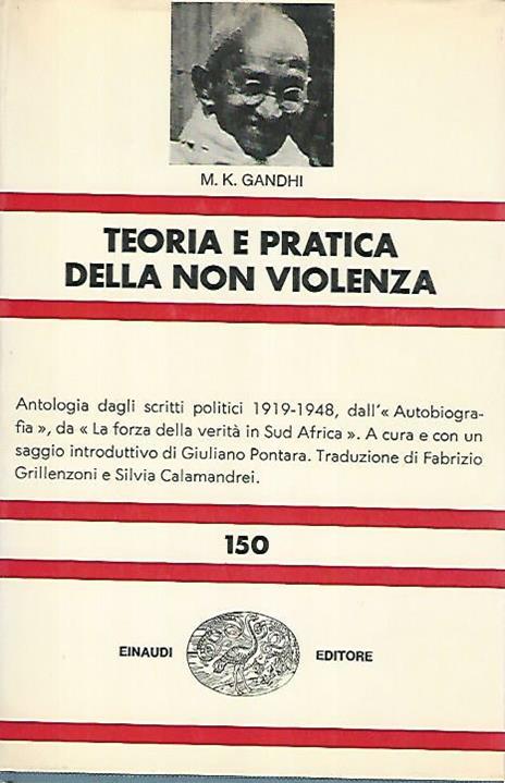 Teoria e pratica della non-violenza - Mohandas Karamchand Gandhi - copertina