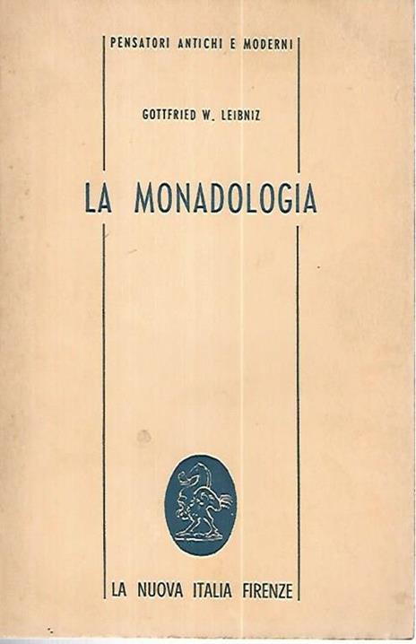 La monadologia - Gottfried W. Leibniz - copertina