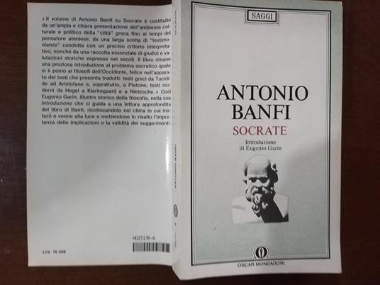Socrate - Antonio Banfi - copertina