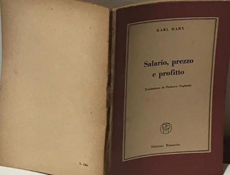 Salario prezzo e profitto - Karl Marx - 2