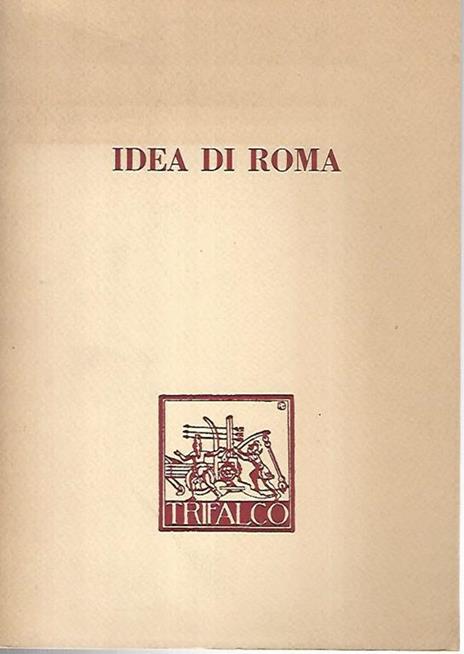 Idea di Roma - copertina