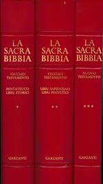 La Sacra Bibbia. Illustrata con dipinti, acqueforti e disegni di Rembrandt. 3 volumi