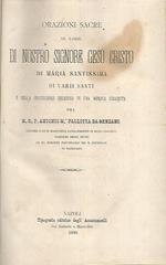 Orazioni sacre in lode di nostro Signore Gesù Cristo