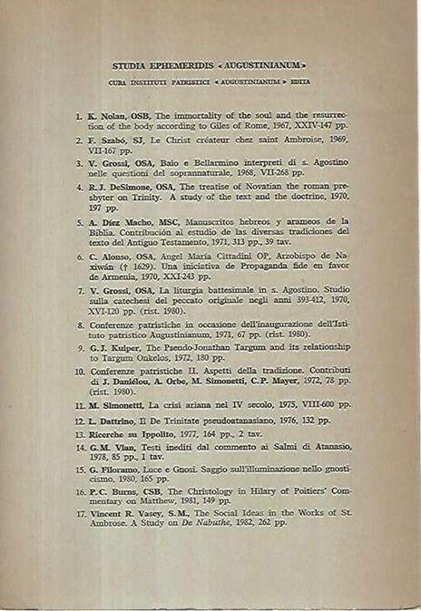 Augustinianum. Gli Apocrifi cristiani e cristianizzati - 2