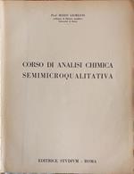 Corso di analisi chimica semimicroqualitativa
