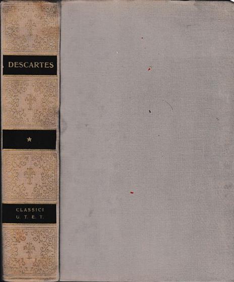 Opere scientifiche Vol I° - La Biologia - Autore R. Descartes - copertina