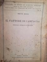 Il fattore di campagna. Profilo storico-giuridico