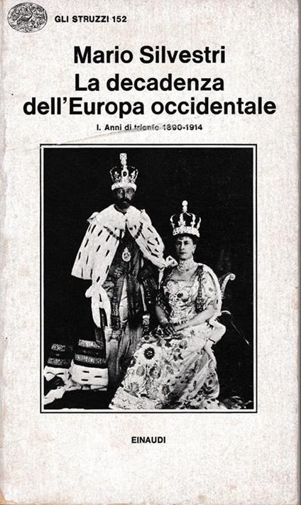 La decadenza dell'Europa occidentale - Mario Silvestri - copertina