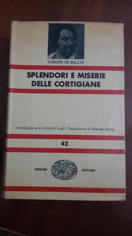 Splendori e miserie delle cortigiane - Honoré de Balzac - copertina