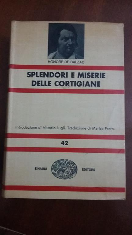 Splendori e miserie delle cortigiane - Honoré de Balzac - copertina