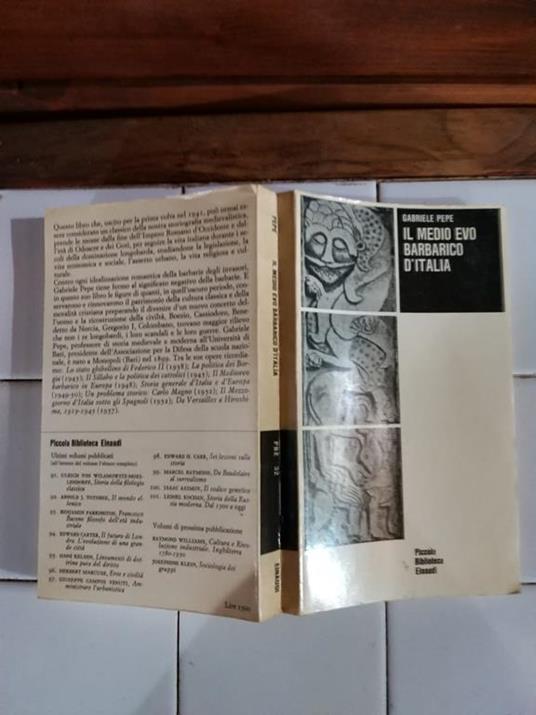 Il medio evo barbarico d'Italia - Gabriele Pepe - copertina