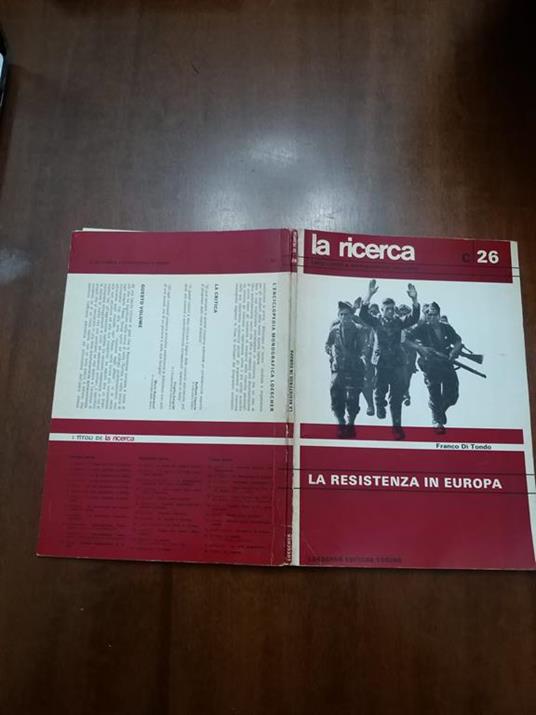 La resistenza in Europa - copertina