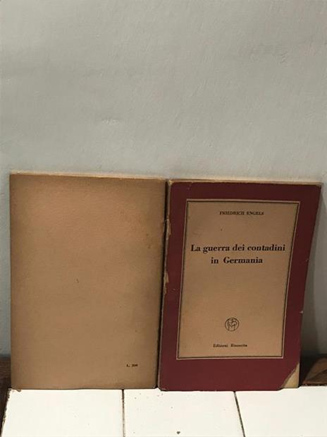 La guerra dei contadini in Germania - Friedrich Engels - copertina