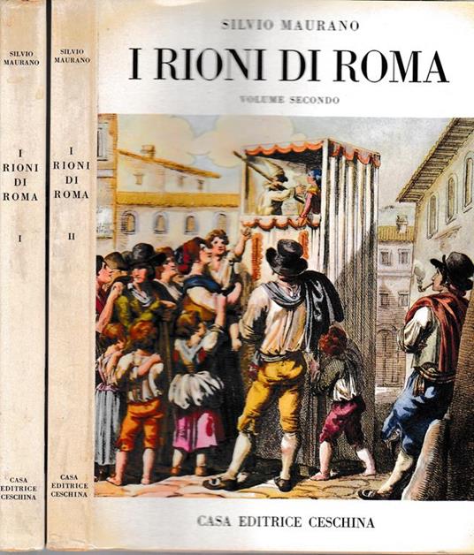 I Rioni di Roma 2 volumi - Silvio Maurano - copertina