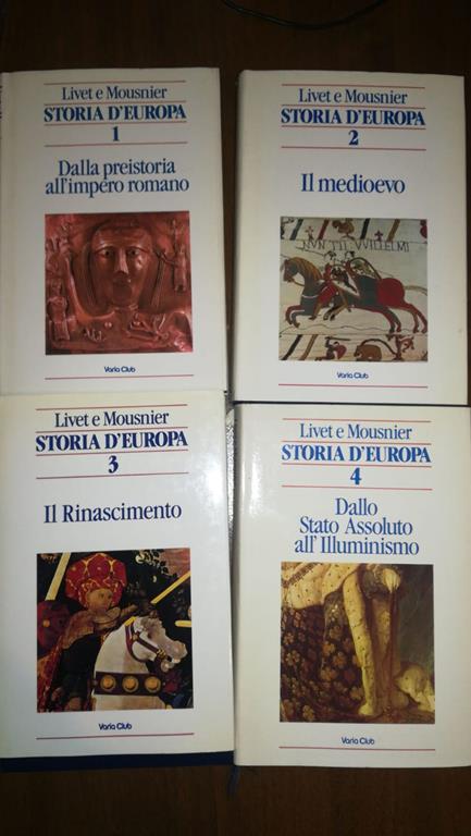 STORIA D'EUROPA. Volumi 1-2-3-4 - Georges Livet - copertina