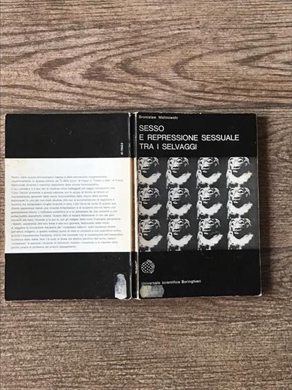 Sesso e repressione sessuale tra i selvaggi - Bronislaw Malinowski - copertina