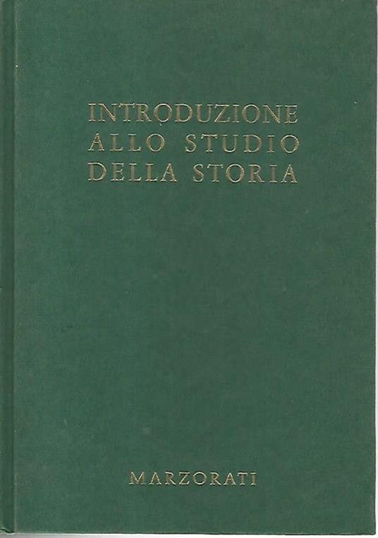 Introduzione allo studio della storia 1 - copertina