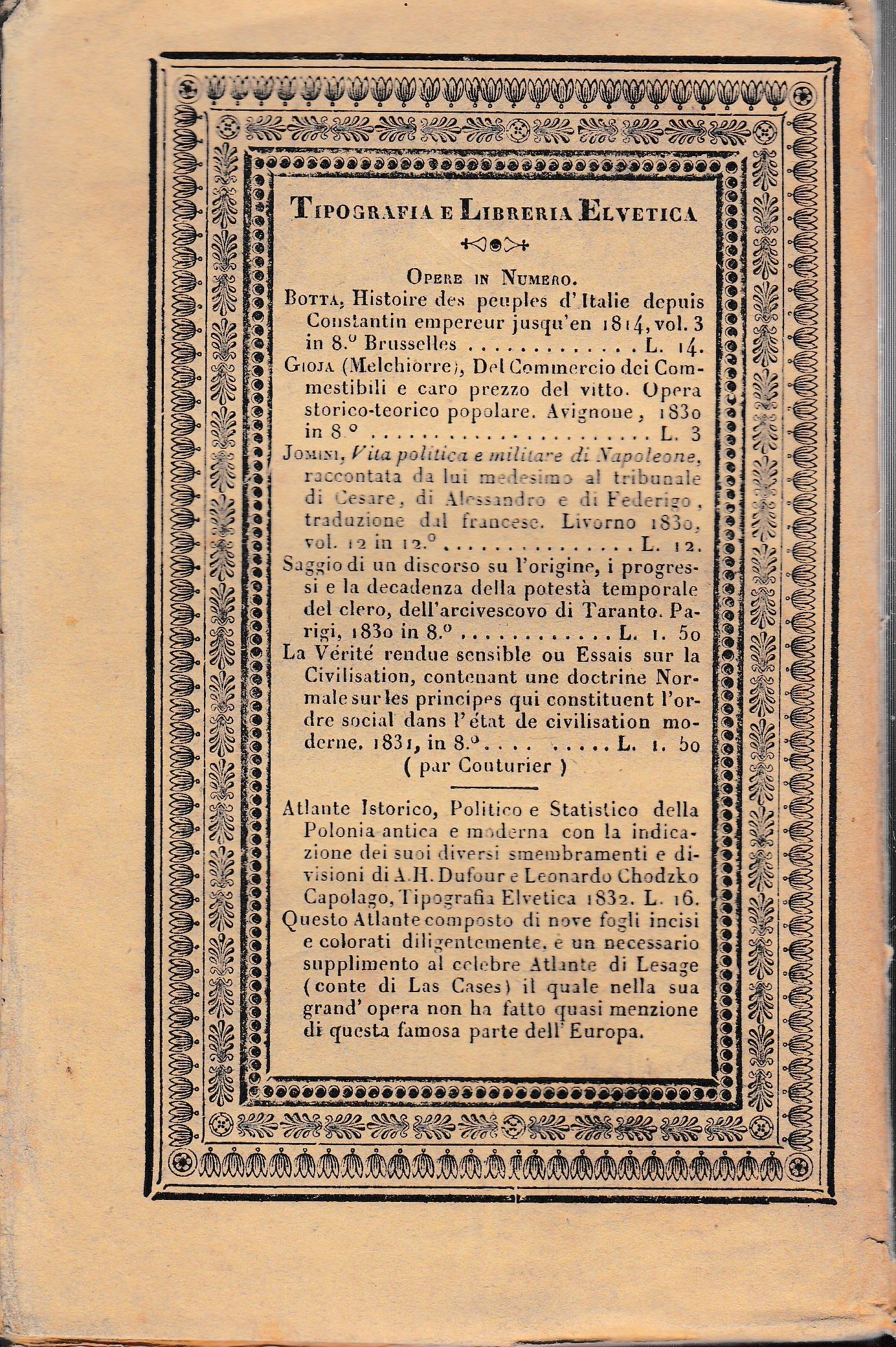 Storia d'Italia continuata da quella del Guicciardini sino al 1789. Tomo V