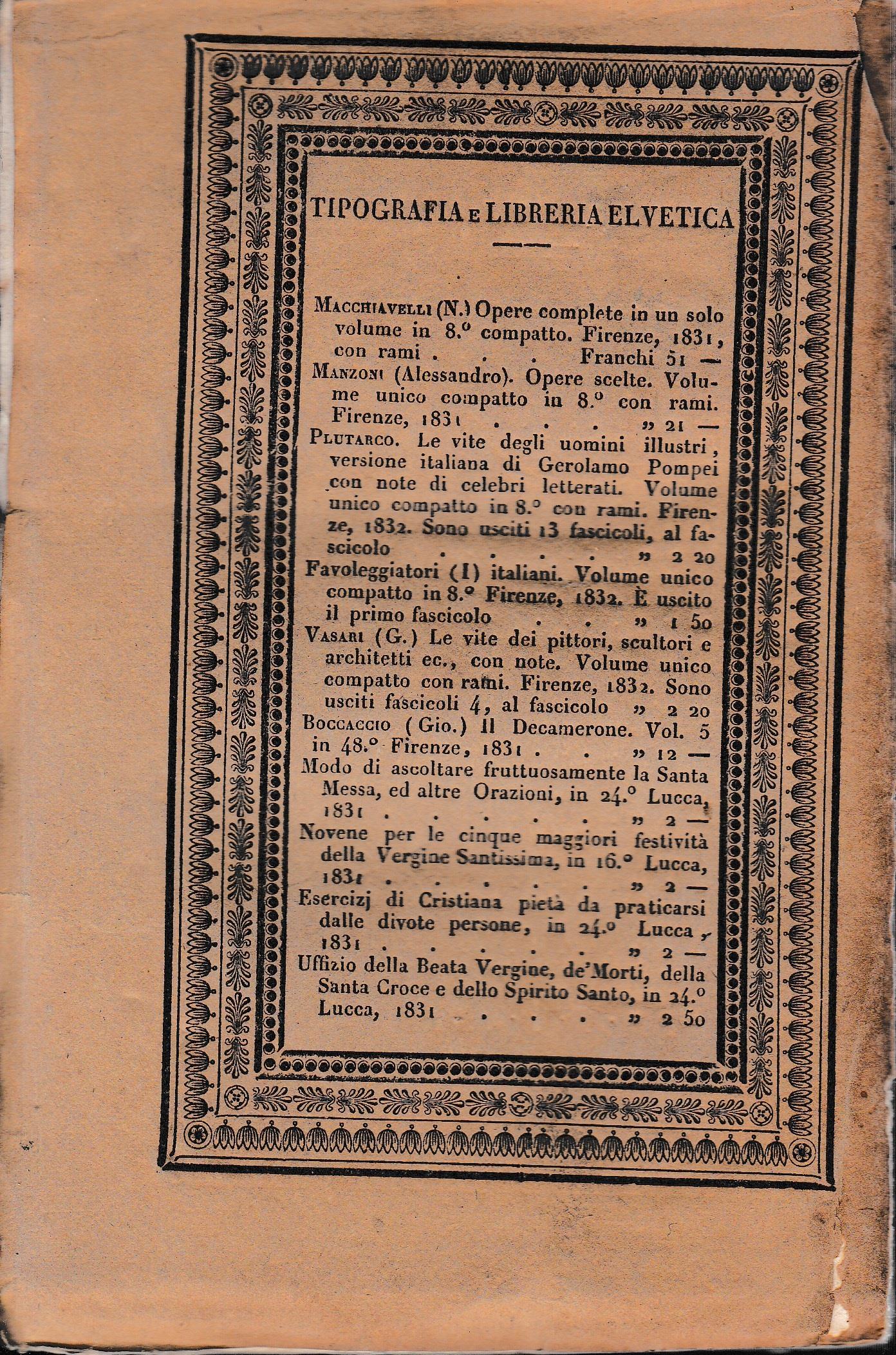Storia d'Italia continuata da quella del Guicciardini sino al 1789. Tomo X