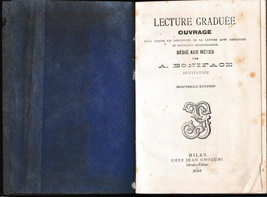 Lecture Graduée - Alexandre Boniface - copertina