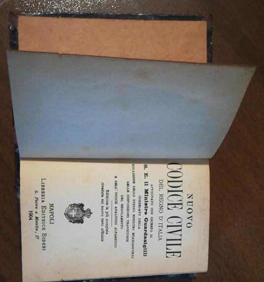 Nuovo Codice Civile Del Regno D'Italia - 2