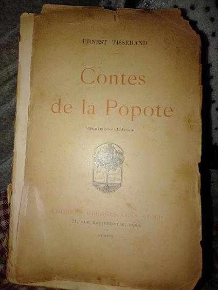 Contes de la popote - Ernest Tisserand - copertina