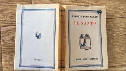 Il Santo - Antonio Fogazzaro - copertina