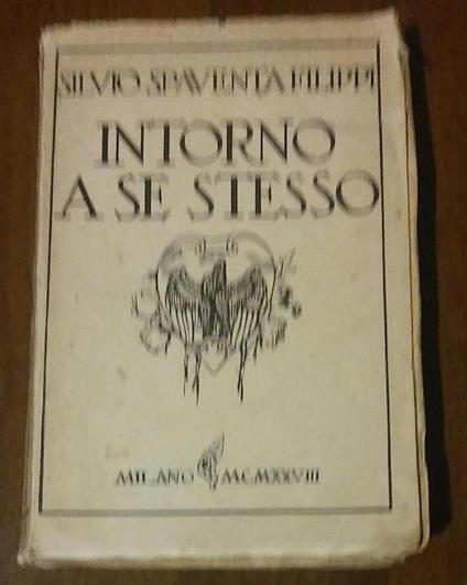 Intorno A Se Stesso - Silvio Spaventa Filippi - copertina