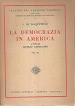 La democrazia in America. Vol III