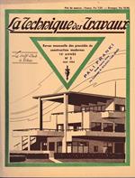 La Tecnique des Travaux, 10° anno, n. 5 Maggio 1934