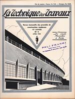 La Tecnique des Travaux, 10° anno, n. 4 aprile 1934