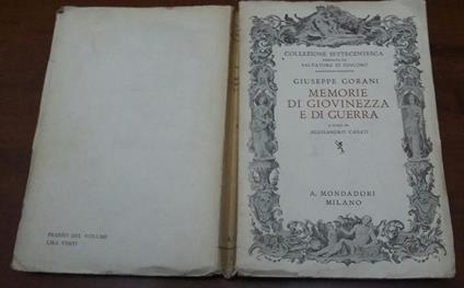 Memorie di giovinezza e di guerra - Alessandro Casati - copertina