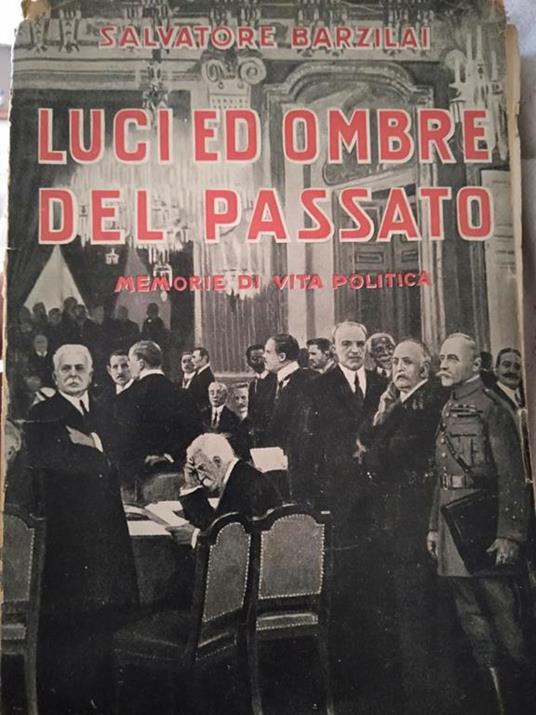 Luci ed ombre del passato - Salvatore Barzilai - copertina