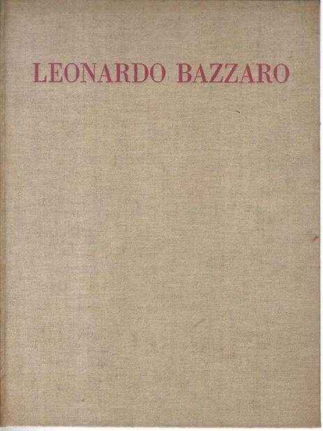 Leonardo Bazzaro - Giorgio Nicodemi - copertina