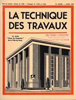 La Tecnique des Travaux,14° anno, n. 4Aprile 1938