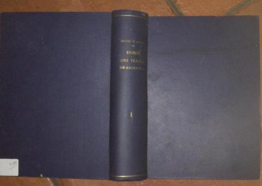 Storia del teatro drammatico I - Silvio D'Amico - copertina