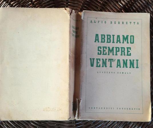 Abbiamo sempre vent'anni.Quaderno somalo - Alfio Berretta - copertina